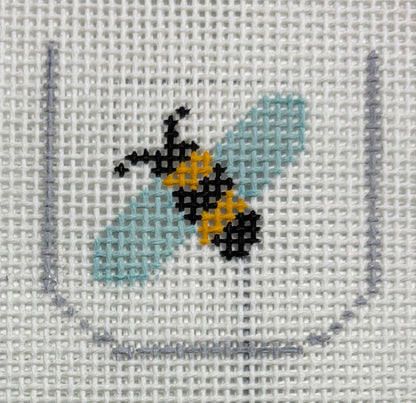 S-229 Kitty and Flowers Tooth Fairy Pillow