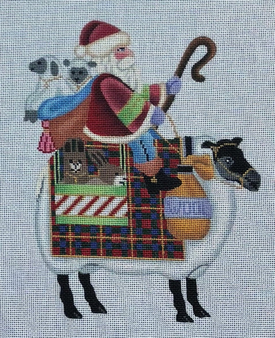 B-157 Santa on Sheep