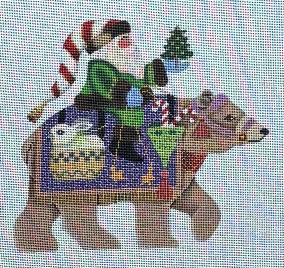 B-150 Santa on Brown Bear