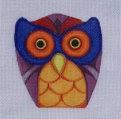 HO330 Orange and Purple Owl