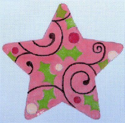 HO773 Pink Curl Star