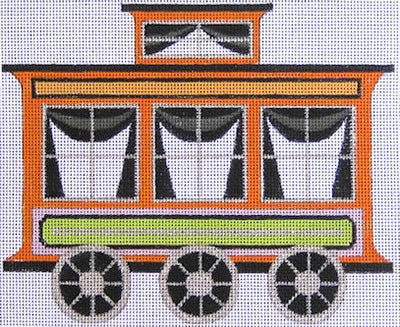 HW106 Halloween Train Hearse Caboose