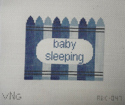 ABC-047 Blue Baby Sleeping Crayons