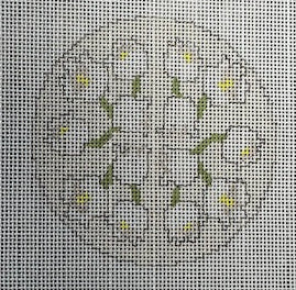 TSS-169 White Flowers Coaster