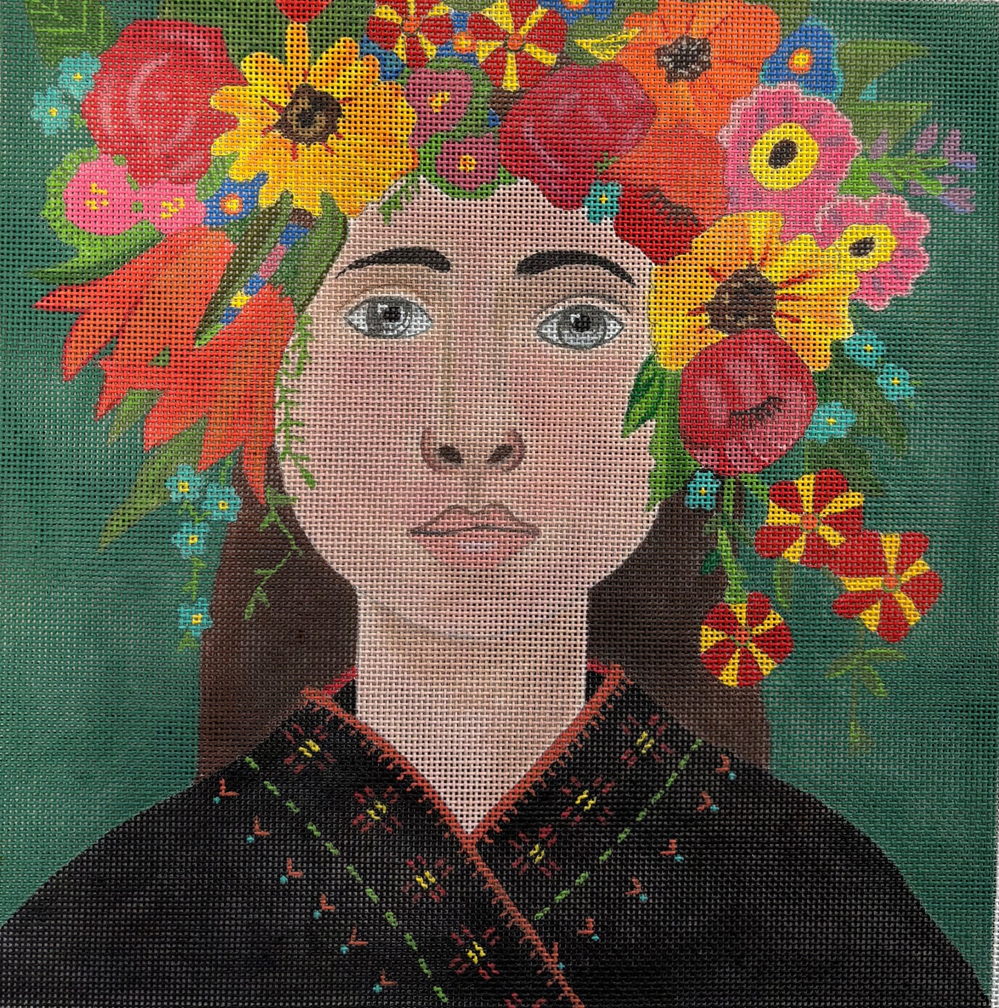 ME-FF11 Floral Headband Girl