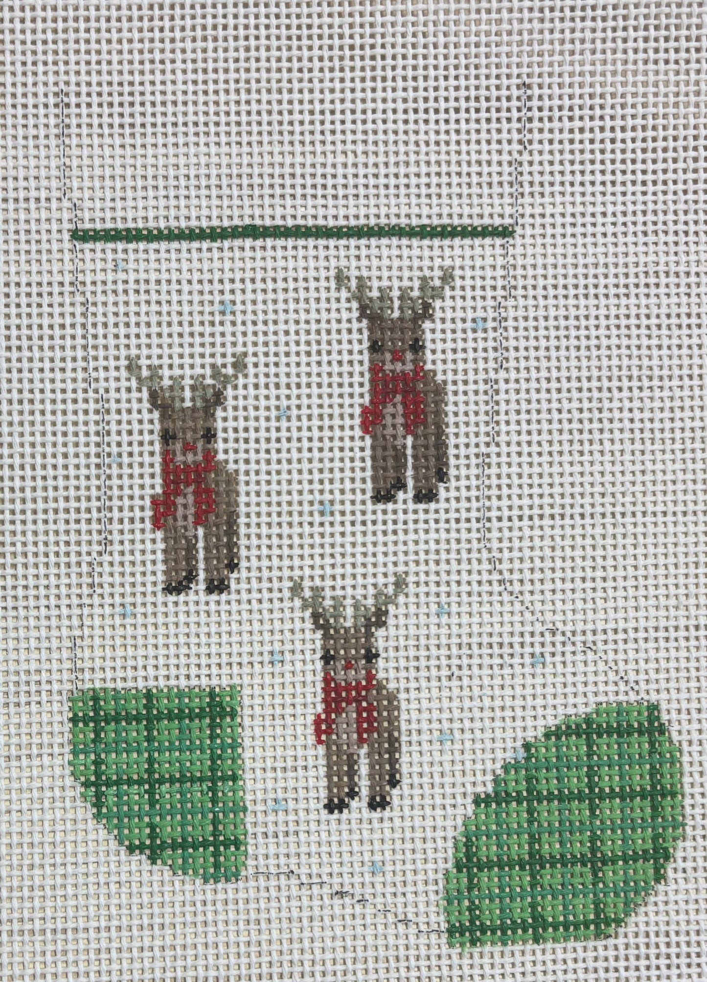 5477 Reindeer Mini Stocking