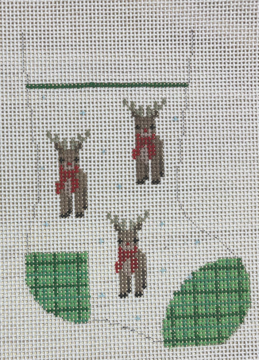 5477 Reindeer Mini Stocking