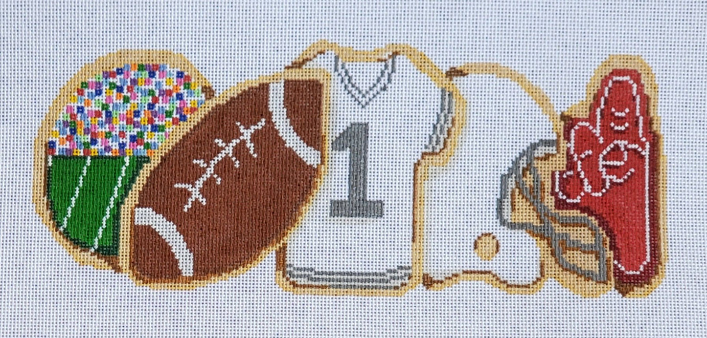 LL-C-8411 Football Cookies