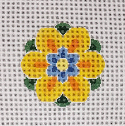 LL-IN-3C Geometric Flower Insert - Yellow