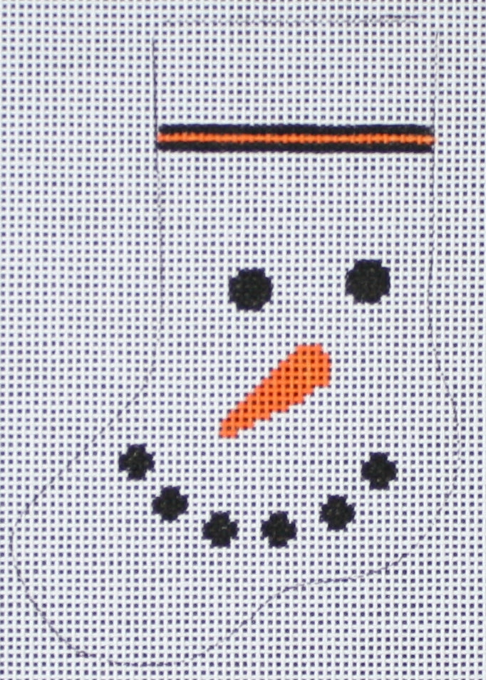 STK240 Snowman Face Mini Stocking