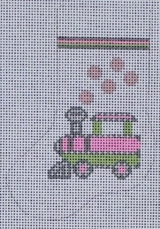 STK241 Choo Choo Train Mini Stocking - Pink