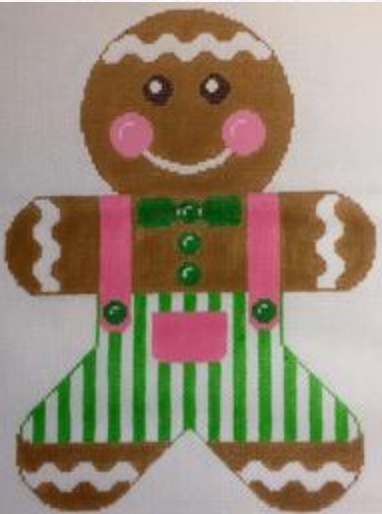 RD047 Giant Gingerbread Boy - Pink and Lime