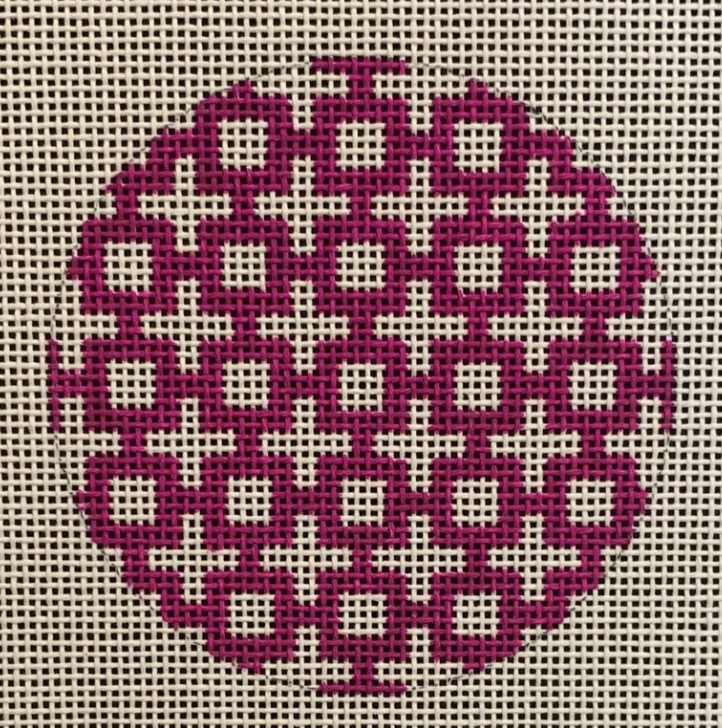 IN105 Fuchsia Lattice Round