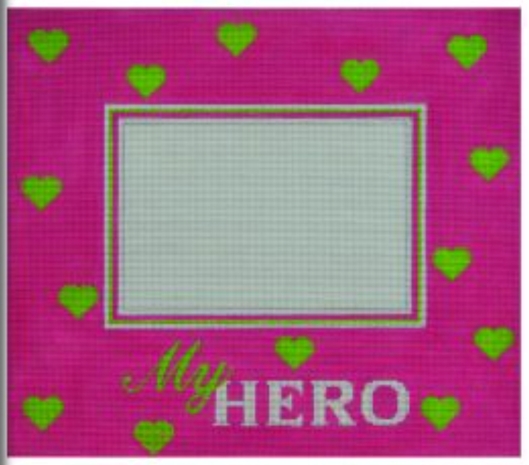 FR09 My Hero Breast Cancer Frame - Pink