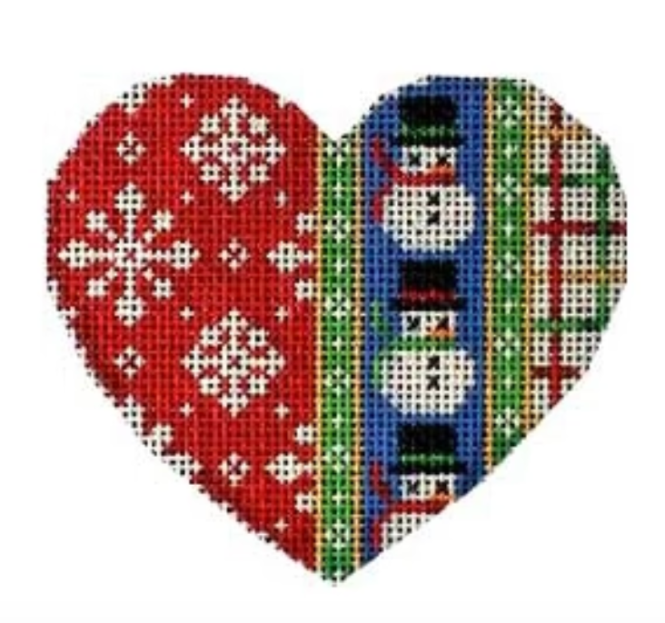 CT1233 Snowflakes, Snowmen, and Tattersall Heart