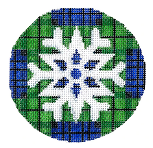 CT1381 Snowflake on Black Watch Plaid