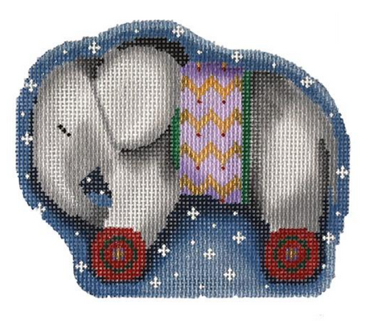 CT2066 Gray Elephant on Wheels