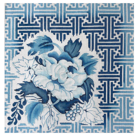 D1902 Floral Fretwork Chinoiserie