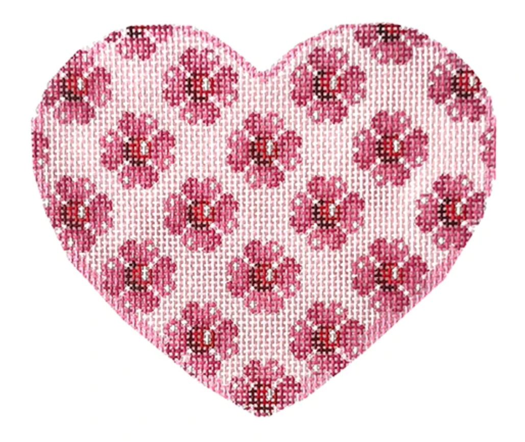 HE1007 Heart Flower Repeat Large Heart