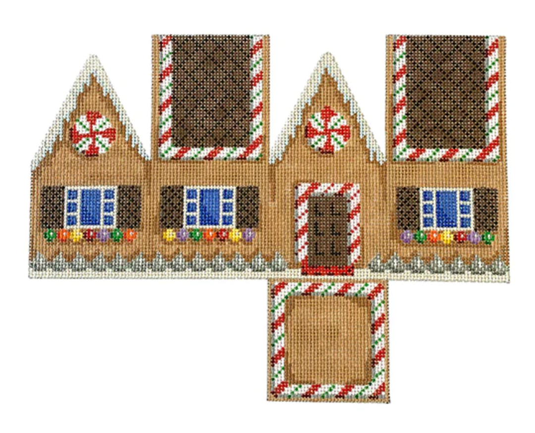 HH121 Chocolate Roof Gingerbread Cottage