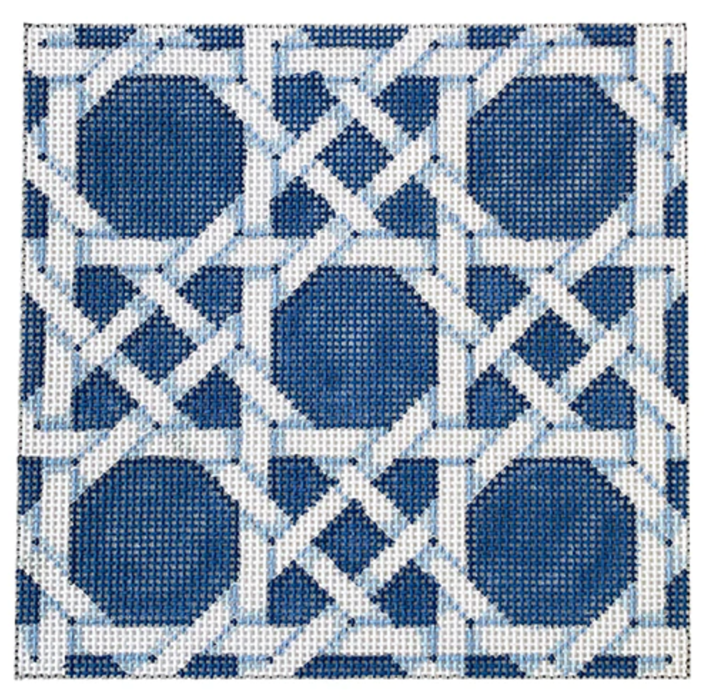 IS503B Blue and White Caning Square