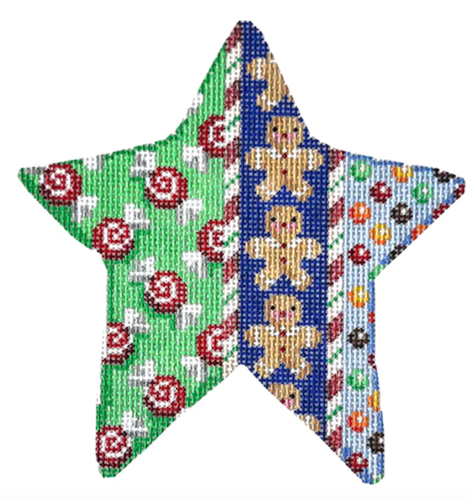 CT1705 Swirl Candy and Gingerbread Star
