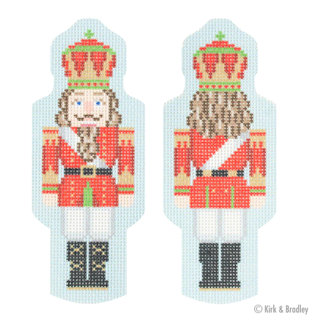 NTG164 Red and Green Two-Sided Nutcracker