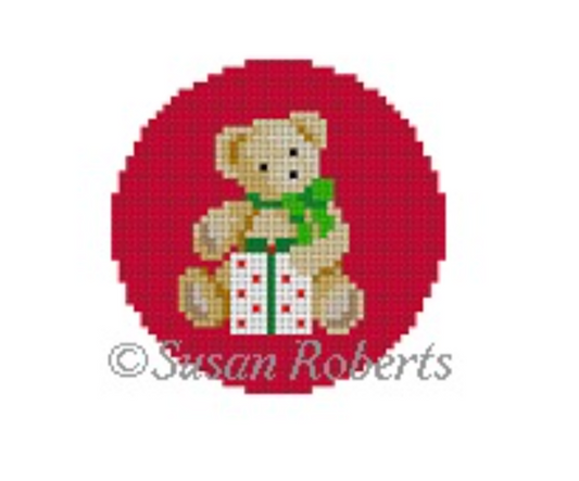 5913 Teddy Bear with Present