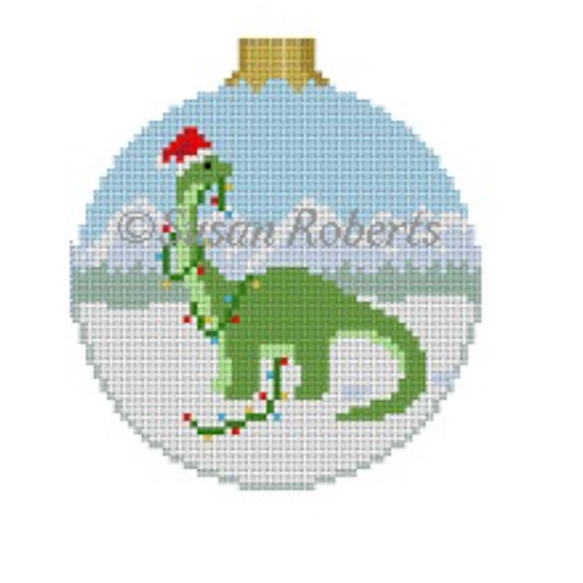 7271 Dinosaur in Christmas Lights
