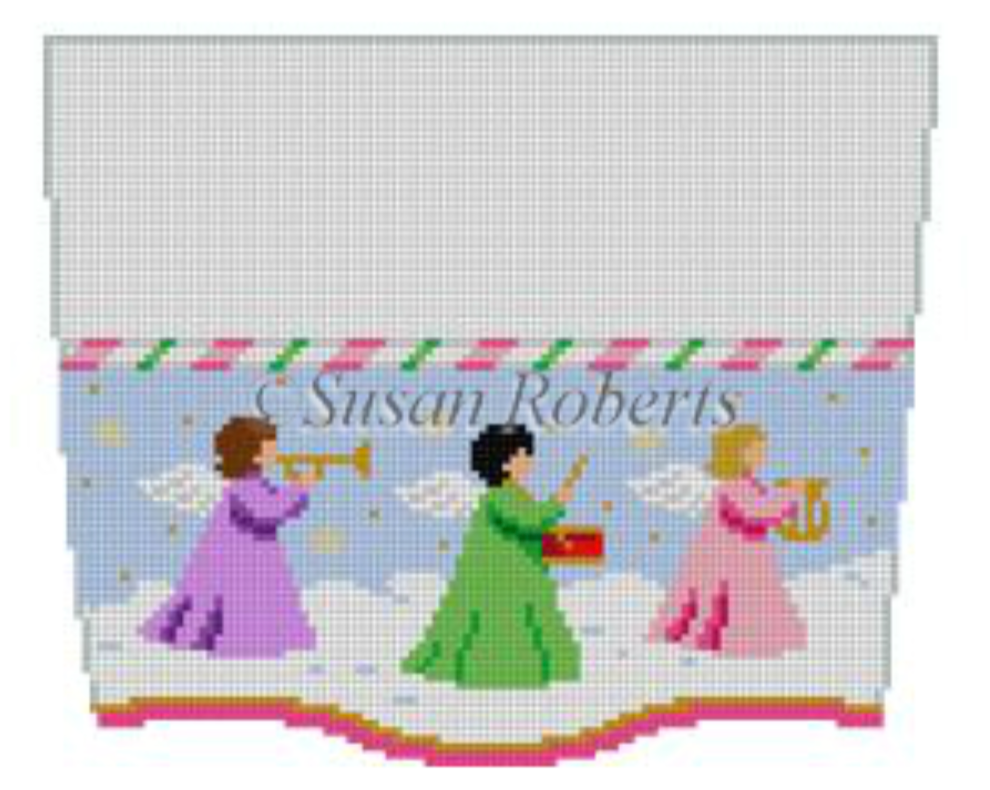3110 Angels with Instruments Stocking Topper
