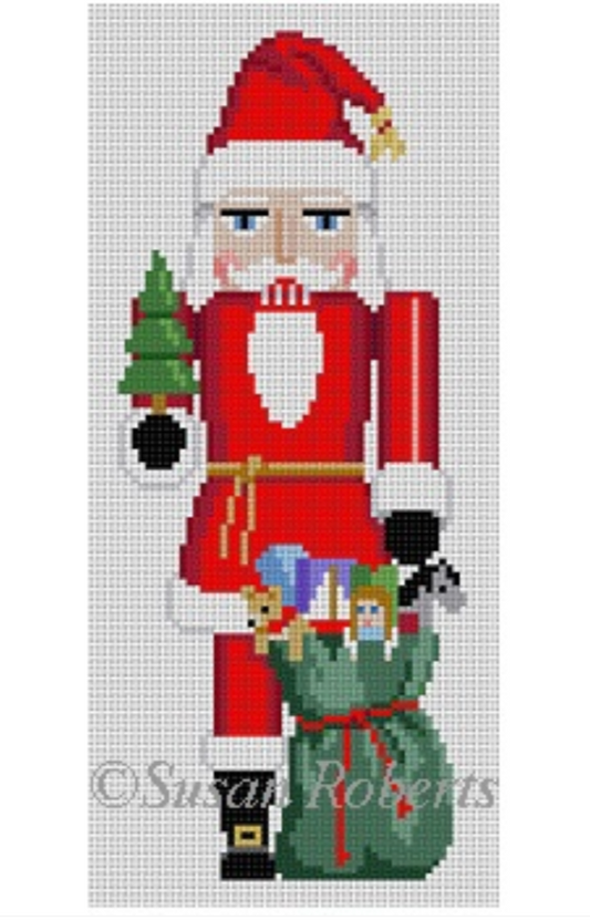 4499 Santa with Toy Bag Nutcracker