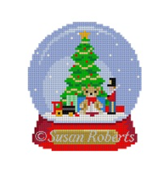 5148 Christmas Toy Tree Snow Globe