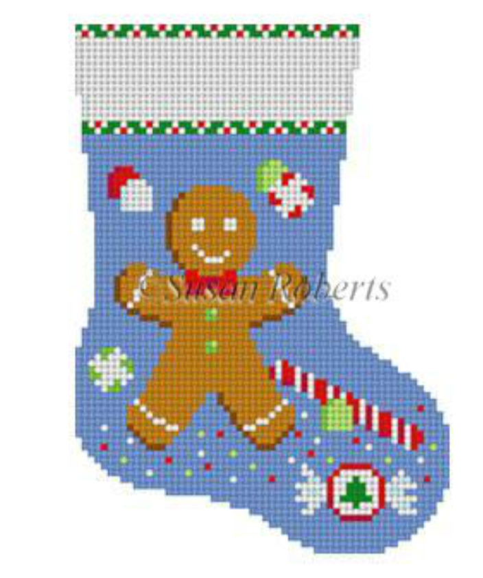 5420 Gingerbread Boy and Candy Mini Stocking