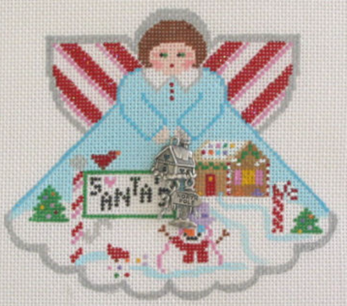 PP996CR North Pole Scene Angel