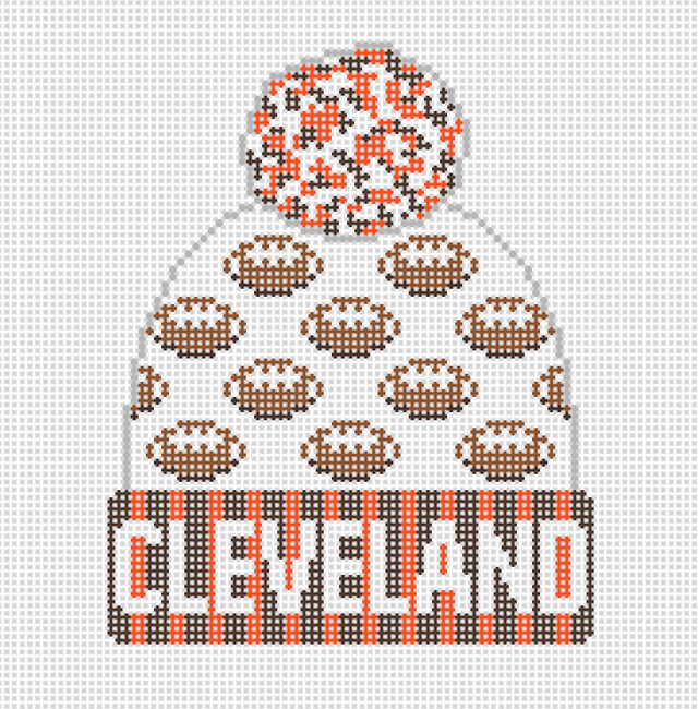 H-30 Cleveland Browns Football Beanie