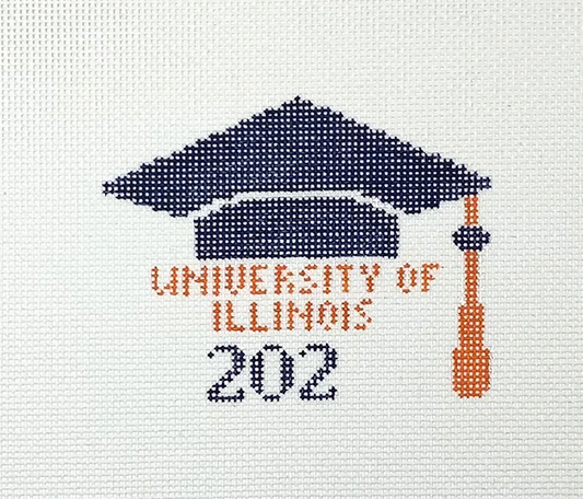 G-44 University of Illinois Graduation Cap