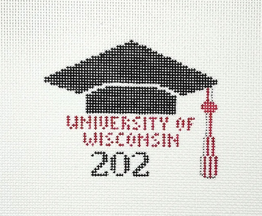 G-45 University of Wisconsin Graduation Cap