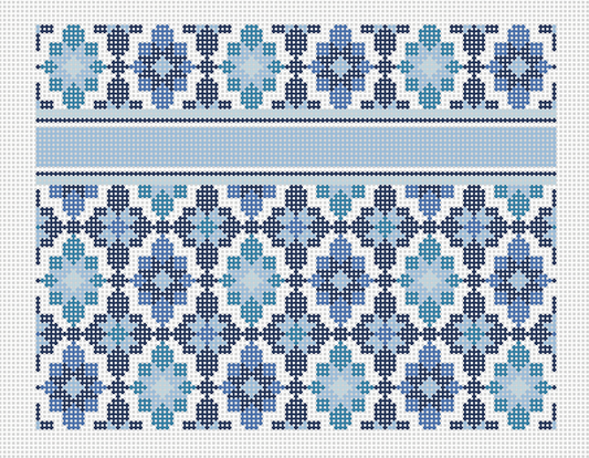 P-03 Portuguese Tiles Clutch - Blue