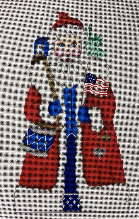 7029 Patriotic Santa