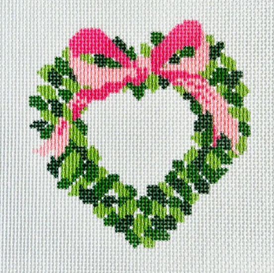 KCD1677 Pink Heart Wreath