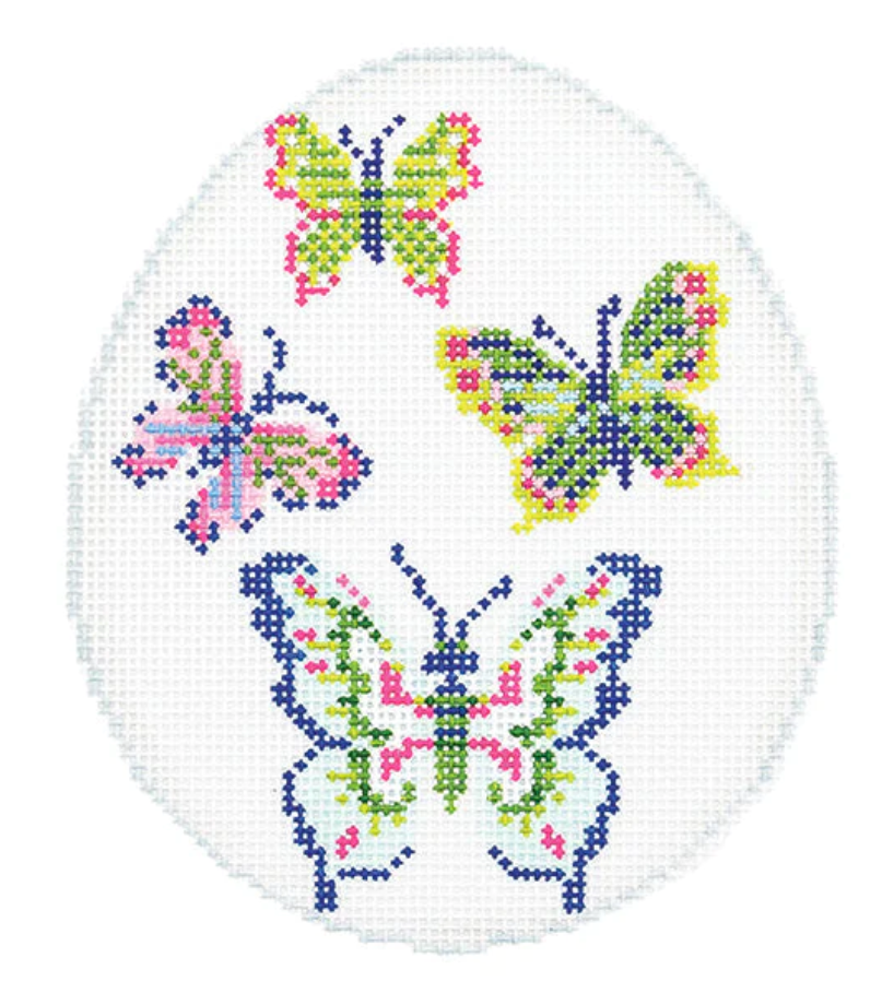 KEA68 Butterfly Patterned Easter Egg