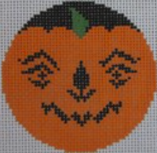 0435E Meanie Pumpkin Face