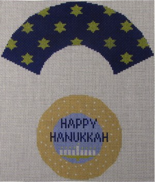 1368E Happy Hanukkah Cupcake