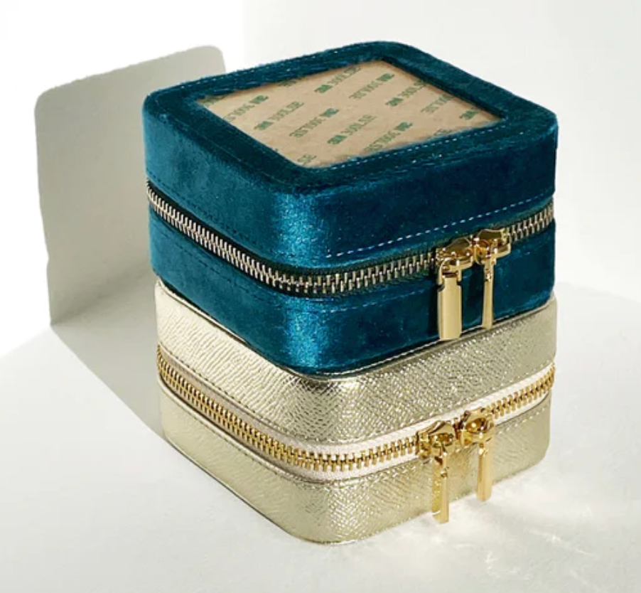 RBD Velvet Self Finishing Box - Peacock