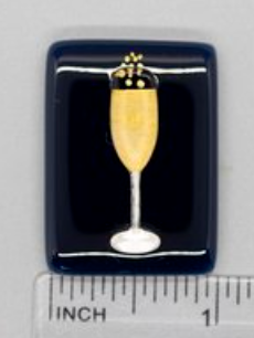 Beau Verre Champagne Flute Glass Needle Minder