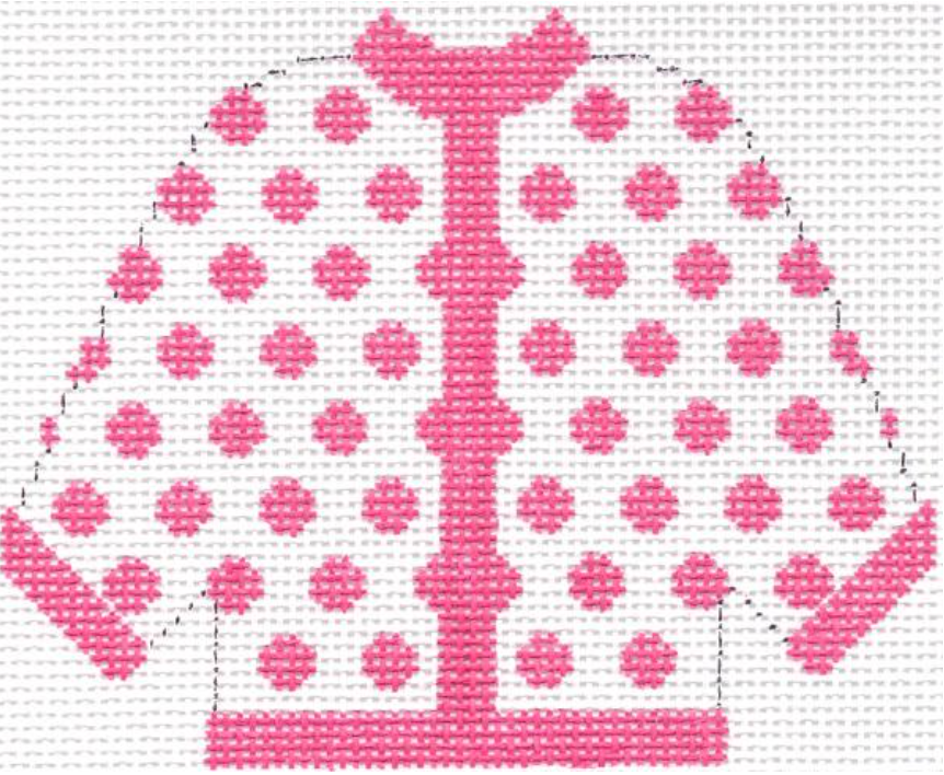 44 Pink Polka Dot Sweater