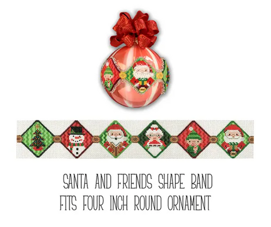 SA-XO81 Santa and Friends Ornament Band