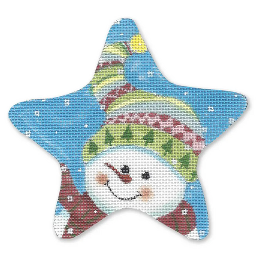 GD-XO51 Snowman with Knitted Hat Star