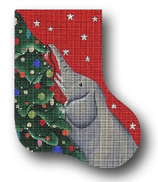 GD-SX09 Elephant Decorating the Christmas Tree Mini Sock