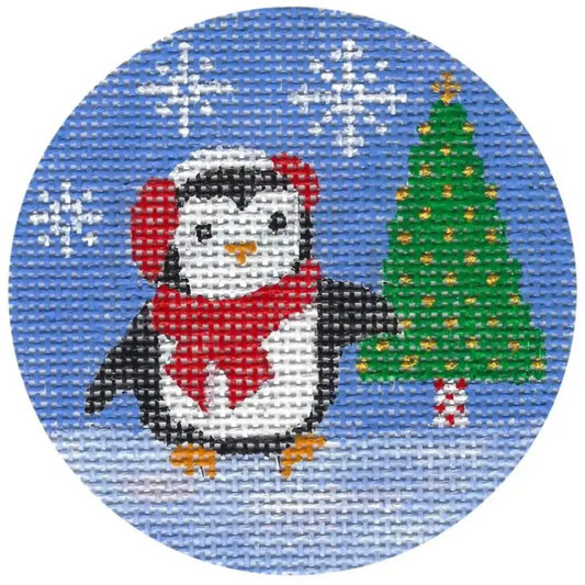 DK-EX55 Penguin with Christmas Tree